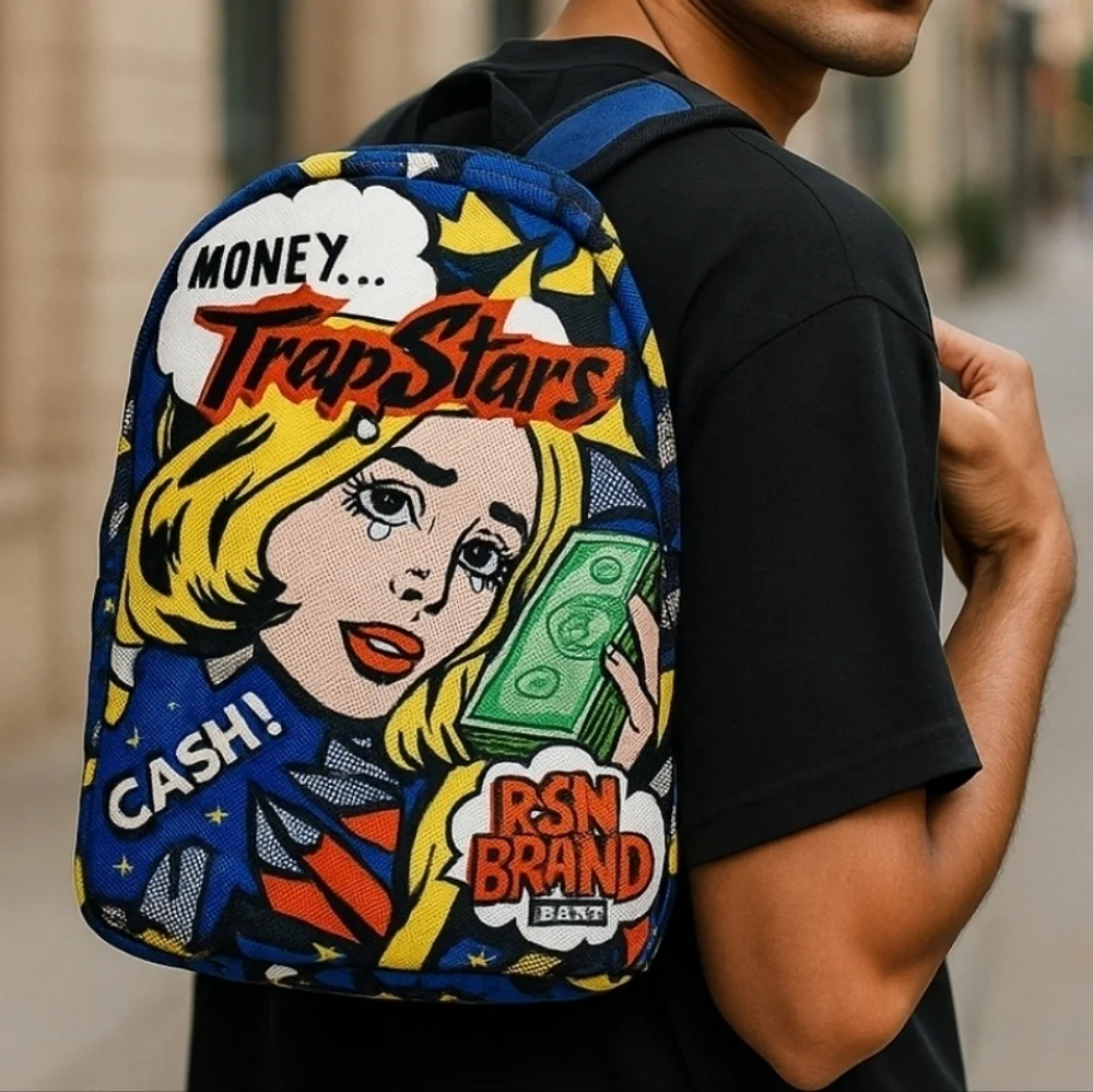 NWT. Reason Trap Star Backpack